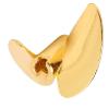 Ejoyous RC Boat Propeller, Aluminium Alloy 2 Blades Propeller RC Marine Prop Boat Accessories Fit for FeiLun FT016 FT007 FT012 FT009 FT011 FT010 FT016 (Yellow Y) view 4