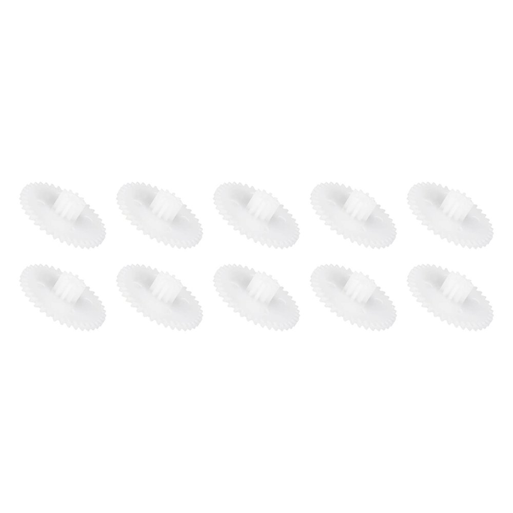 DMiotech 10 Pack 38 Teeth Plastic Gears Model 38102B Reduction Gear Plastic Worm Gears for DIY Cars, Robots, Model Making