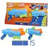 Nerf Elite Jr Ultimate Starter Set, 2 Easy Play Toy Foam Blasters, 15 Nerf Elite Darts, 2 Targets, Kids Outdoor Games (F6369) view 3