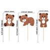 Gyufise 24Pcs Bear Baby Shower Birthday Party Decorations We Can Bearly Wait Cupcake Toppers Table Decoration Photo Booth Props Baby Shower Party Supplies Decorations view 2