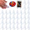 24 Pack 55pt Magnetic Card Holder, Trading Card Case, Hard Case Holder with UV Resistant, Prevents UV Rays from Changing The Color, Clear Viewing, for Standard Cards, Sports Cards, Card Collectors view 2