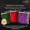 BCW Spectrum Dice Bag - Purple | Holds Over 350 Dice | Durable Faux-Suede Drawstring Bag for D&D, Pathfinder, MTG | Perfect Dice Storage & Transport Solution | RPG & Tabletop Gaming Accessories view 2