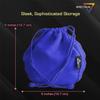 BCW Spectrum Dice Bag - Purple | Holds Over 350 Dice | Durable Faux-Suede Drawstring Bag for D&D, Pathfinder, MTG | Perfect Dice Storage & Transport Solution | RPG & Tabletop Gaming Accessories view 3
