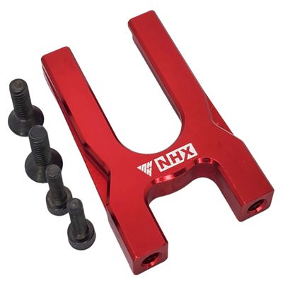 NHX RC Aluminum Motor Mount Holder for Kraton 6S BLX / 1/7 Limitless/Mojave -Red