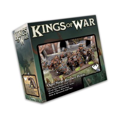Mantic Games Kings of War 3E: Ogre - Siege Breaker Horde
