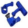 NHX RC Aluminum Steering Set for Kraton/Senton/Talion/Typhon/Limitless -Blue view 1