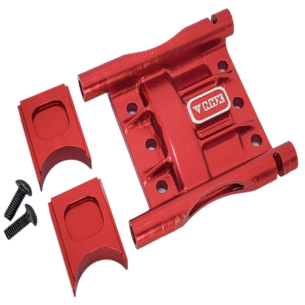 NHX RC Aluminum Center Differential Cover EZM Mount for Infraction/Limitless -Red