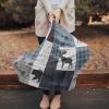 Baby Nursing Cover Carseat Canopy Christmas Deer Bear Animal Check Breathable Privacy Breastfeeding Scarf Vintage Buffalo Plaid Multi Use Car Seat Covers for Boys or Girls view 2