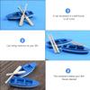 SAFIGLE 35sets Miniature Canoe Model Oars Micro Landscape Decor Tabletop Mini Boat Decor for Homes for Dollhouse Fairy Garden Decoration view 4