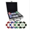 DA VINCI Custom Poker Chips with case and Cards - 11.5 gram Poker Chips Printed with Your Text (100 Chips) view 1
