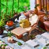 ibasenice Miniatures 1 Set New Craft Childrens Birthday Miniature Style with Furniture Garden Christmas Decoration DIY Toy Year Chinese Day Model Kit Assemble House Mini Room Decoration view 4