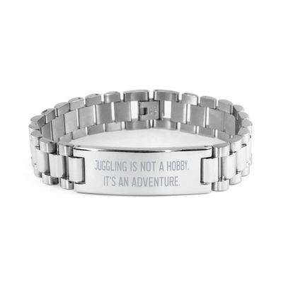 Best Juggling Gifts, Juggling is not a Hobby. It's an Adventure, Reusable Holiday Ladder Bracelet from Men Women