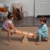 Avenlur Willow Rainbow Seesaw and Balance Beam: Montessori and Waldorf Inspired Gym Equipment for Toddlers & Kids (2-4 yrs), up to 110lbs! Enhance Balance & Coordination with Indoor Play Fun! view 1