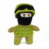 BraveUA 10'' Ukrainian Soldier of The Armed Forces of Ukraine Craft Plush Soft Stuffed Toy Handmade in Ukraine (Soldier with Mask) view 1