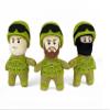 BraveUA 10'' Ukrainian Soldier of The Armed Forces of Ukraine Craft Plush Soft Stuffed Toy Handmade in Ukraine (Soldier with Mask) view 3