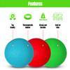 New Bounce Playground Balls for Kids - 5" Sports Ball Set for Toddlers - 3 Pack of Red/Blue/Green - Small Soft Outdoor Balls view 4