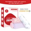 Mini Crib Sheets Fitted 4 Pack for Girls (38" X 24"), Compatible with Dream on Me, Delta Porta Crib and Arms Reach Ideal Cosleeper, Pink view 3