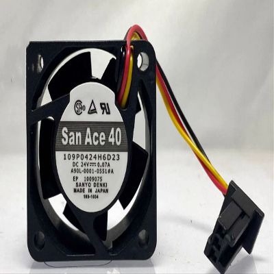 109P0424H6D03 Fans DC24V 0.07A 4020mm Fanuc Cooling Fan