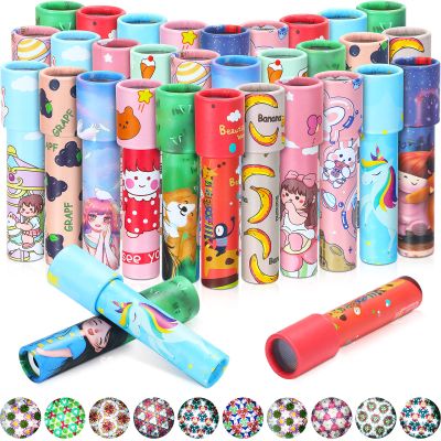Yunsailing 30 Pcs Valentines Day Kaleidoscopes Party Favors Vintage Mini Kaleidoscope Party Favor Educational Toy for Kids Return Gifts School Classroom Prizes Goodie Bag Fillers(Cute)