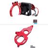 Aluminum Motor Mount & RC Car Motor Cooling Fan (Red) for Arrma Granite Mega Typhon Senton 3S Kraton 4S view 1
