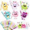 WOONOO 36 Pack Valentines Day Cards for kids With Bubble Wands, Cute Kids Valentines Cards for Classroom School Exchange Gifts, Fun Valentines Gifts for Kids Party Favors Game Prizes view 1