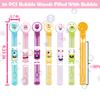 WOONOO 36 Pack Valentines Day Cards for kids With Bubble Wands, Cute Kids Valentines Cards for Classroom School Exchange Gifts, Fun Valentines Gifts for Kids Party Favors Game Prizes view 3