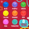 Playz Soft Plastic Mini Ball Pit Balls 200 Count - w/ 8 Vibrant Colors - Crush Proof, No Sharp Edges, Non Toxic, Phthalate & BPA Free for Baby Toddler Ball Pit, Play Tents & Tunnels Indoor & Outdoor view 2