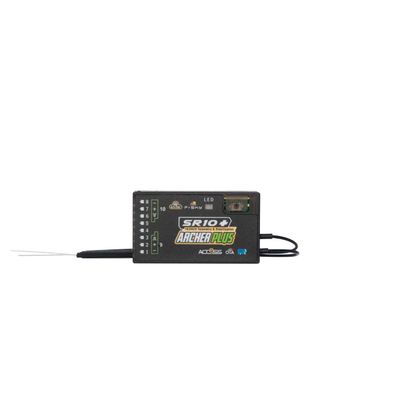 FrSky Archer Plus SR10+ Receiver 3-Axis Gyro & Accelerometer 10 Configurable Channels Access & ACCST D16 Compatible Anti-RF Interference FBUS & S.Port Telemetry Black Box Data Logging