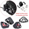 LAFEINA 4PCS Custom Aluminum Hub Adapter for 1/10 RC Crawler Car TRX-4 Track Part (Adapter) view 3