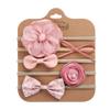 Katutude Baby Headbands with Bows, Pack of 5 Elastic Nylon Hairbands Baby Girls Hair Accessories Soft Baby Bow Headbands for Newborn Infants Toddlers Children view 1