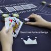 CONTINUE 47 x 47 Inch Poker Table Mat 8 Players Texas Hold'em Poker Mat Professional Poker Mat Anti-Slip Rubber Poker Table Top Layout with Carrying Bag for Poker Games, Blackjack, Casino view 3
