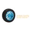 RC Car Wheel Tires,4Pcs RC 12mm Rubber Tyre 1/10 On Road Racing Car Tires Upgrade Accessories Model car accessories Toys and Games (blue) view 2