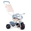 Smoby - 740416 Be Fun Comfort Blue Tricycle - Children's Bike from 10 Months - Evolutive - Parental Cane with Bag - Safety Bar - 740416 view 1