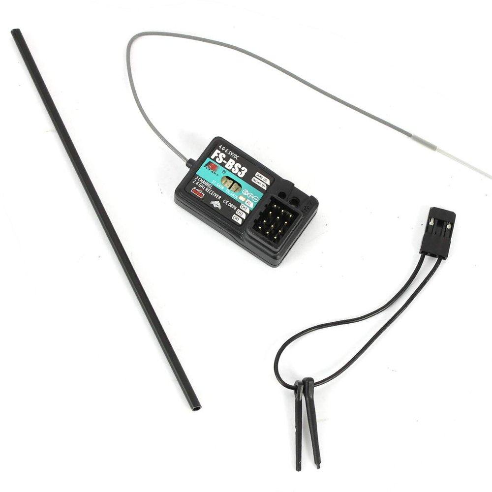 FEICHAO Flysky FS-BS3 FS-BS4 FS-BS6 Receiver with Gyro Stabilization System Compatible with Flysky Remote Control Spare Parts (FS-BS3)