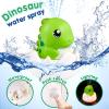 Gigilli Baby Bath Toys, Dinosaur Bathtub Toys, Light Up Bath Toys Sprinkler Bathtub Toys for Kids Ages 1-3, Toddlers Baby 6-12-18 Months Valentines Birthday 1 2 3 Gifts view 3