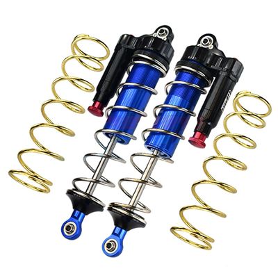 GPM for ARRMA 1/5 KRATON 8S ARA110002T1/ARA110002T2 Aluminum Alloy External Spring L-Shaped Simulation Negative Pressure Cylinder Distance 177mm Front Shock Absorber