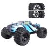 1/10 RC Truck Tires and Wheels Pre-Glued & RC Allen Wrench Drill Bits for 1/10 Traxxas Rustler Stampede Redcat Volcano Blackout view 4