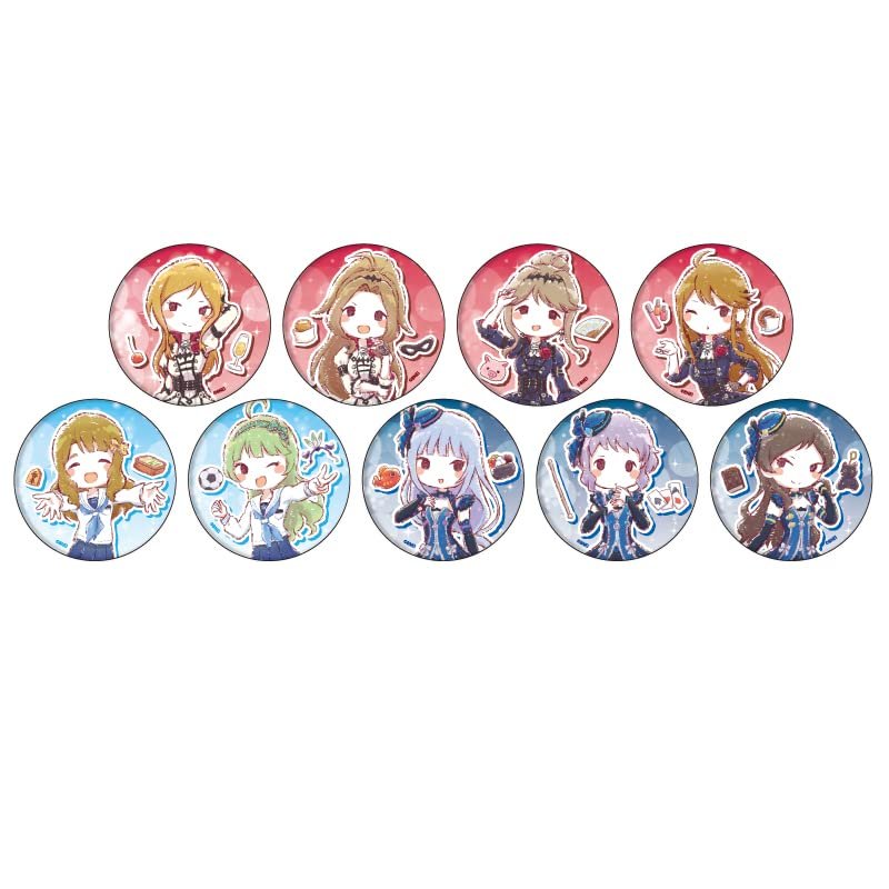 Idolmaster Million Live! 04 Vol. 4 [Graph Art] Tin Badge, Box of 9