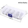 276Pcs RC Screw Kit & Aluminum Motor Mount for Axial SCX24 view 4