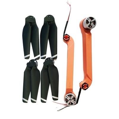 ABZEKH Drone Accessories for KF102 MAX for Original Motor Arm Spare PartFor A B C D Arm Front Rear Arm with Brushless Engine Propeller Wings Rotor Blade Accessory (Color : 2PCS Rear Arm-Blade)