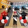 Sursurprise 41Pcs Bowling Birthday Party Decorations Set, Happy Birthday Bowling Banner Garland Balloon Cake Topper Strike Up the Fun Party Supplies view 4