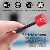 FPV Antenna Lollipop, 5.8Ghz RHCP 3dBi SMA Male and Female Mini Omnidirectional Antenna for RC Racing Drone FPV Quadcopeter Multicopter TX RX(Inner Hole-red) view 4