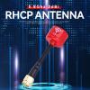 HERCHR 5.8Ghz 3dBi RHCP Antenna Lollipop Super Mini Antenna for FPV Racing Drone RC Parts Accessory FPV Antenna RHCP Omnidirectional Antenna Long Range Antenna(Inner Needle-red) view 2