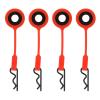 HERCHR RC Cars Parts Body Clips Pins for 1/10 Model Car Universal RC Body Clips Car Clips RC Car Parts Truck Buggy Shell Replacement(red) view 1