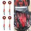 HERCHR RC Cars Parts Body Clips Pins for 1/10 Model Car Universal RC Body Clips Car Clips RC Car Parts Truck Buggy Shell Replacement(red) view 2