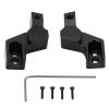 HERCHR RC Front Bumper Mounts,2pcs Aluminum Alloy Front Bumper Fixing Mount Posts Parts with Screws Wrench for Axial SCX24 1/24 RC Car(Black) view 1