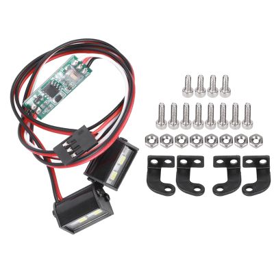 2pcs RC 4 LED Light Bar Roof Lamp 16pcs Lamp Beads Super Bright Spare Parts RC Crawler Cars, Hobby RC Power Plant & Driveline Systems RC Crawler Lights LED Headlight & Bumper Light Rc Spotlight