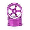 12mm Hub Wheel Rims RC Wheel Hub, 4Pcs Aluminum Alloy Wheel Rim Hub Accessory Parts for HSP94123 1/10 RC Drift Crawler Car RC Wheels Hex Hubs Rim RC On-Road Car & Drift Car(Purple) view 2