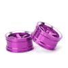 12mm Hub Wheel Rims RC Wheel Hub, 4Pcs Aluminum Alloy Wheel Rim Hub Accessory Parts for HSP94123 1/10 RC Drift Crawler Car RC Wheels Hex Hubs Rim RC On-Road Car & Drift Car(Purple) view 3
