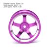 12mm Hub Wheel Rims RC Wheel Hub, 4Pcs Aluminum Alloy Wheel Rim Hub Accessory Parts for HSP94123 1/10 RC Drift Crawler Car RC Wheels Hex Hubs Rim RC On-Road Car & Drift Car(Purple) view 4